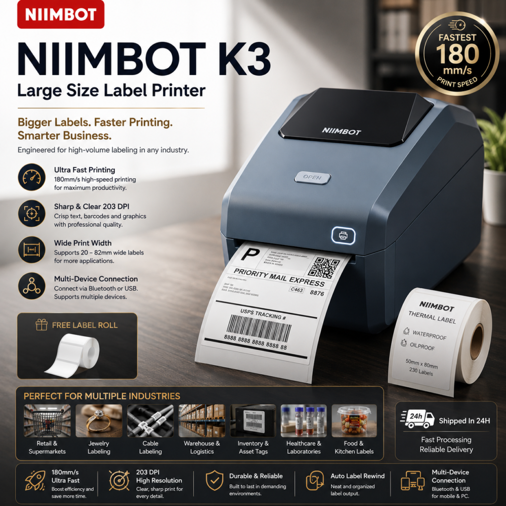 Niimbot K3 Label Printer