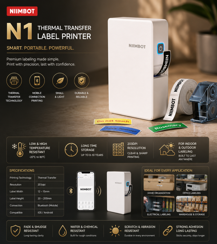 Niimbot N Series label printer