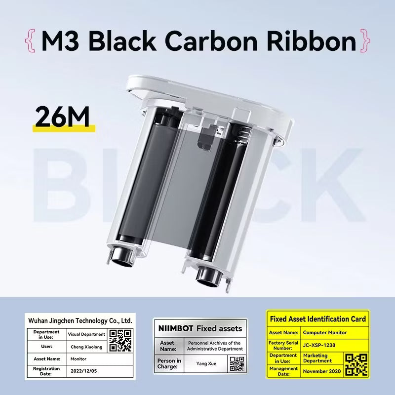 M2 Carbon Ribbon – Gold, Red, Blue, White & Black