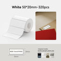 White Labels 50×20mm – 320pcs