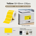 Yellow Labels 50×30mm – 230pcs