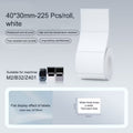 White Labels 40×30mm – 225pcs